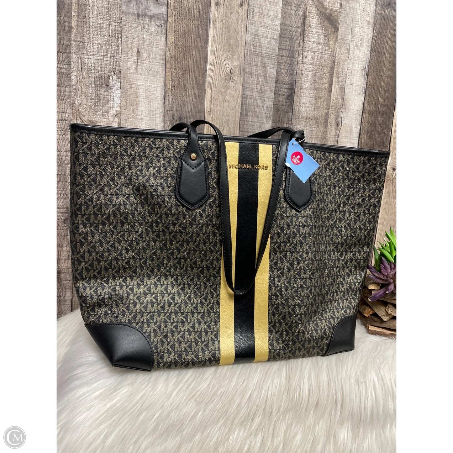 Tote Designer By Michael Kors, Size: Large