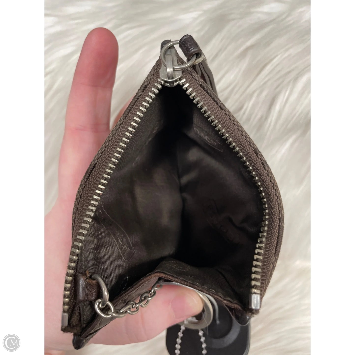 Coin Purse Designer By Coach, Size: Small