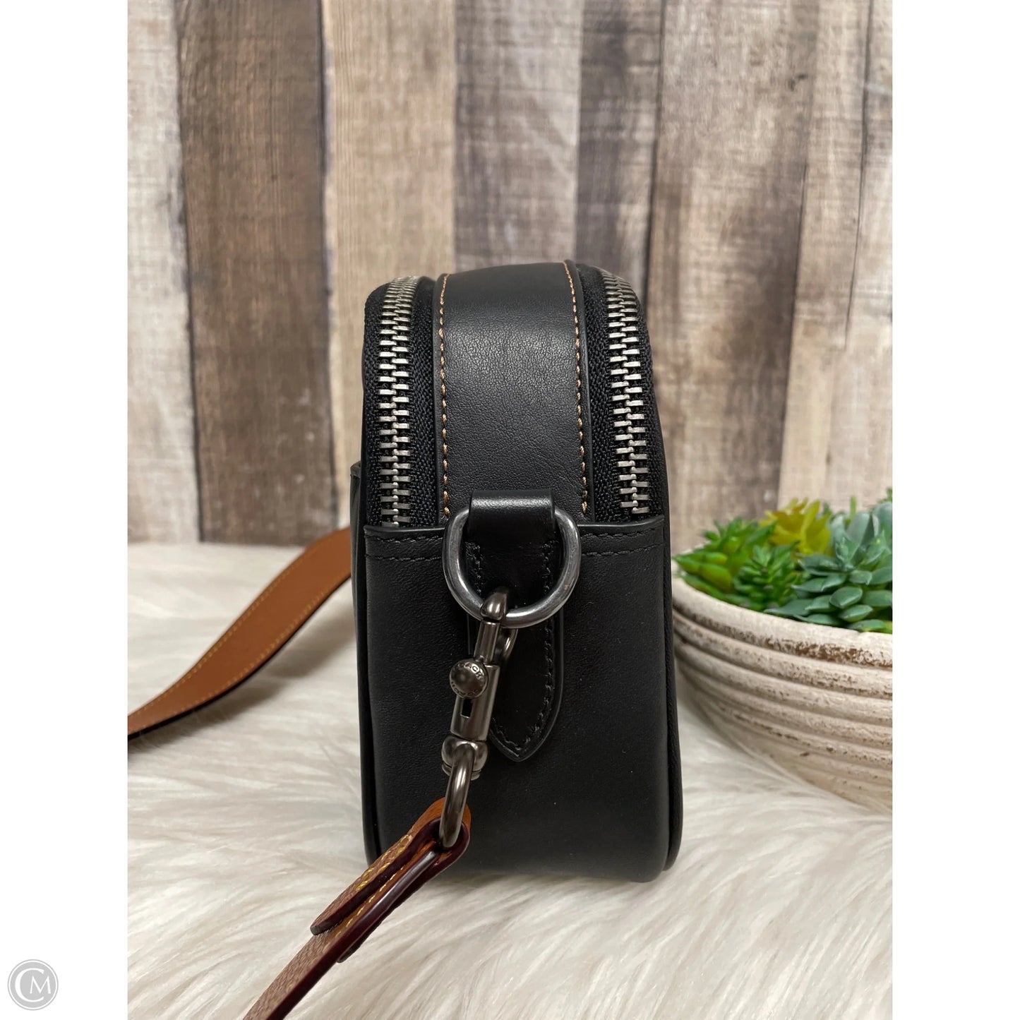 Crossbody Designer By Coach, Size: Medium