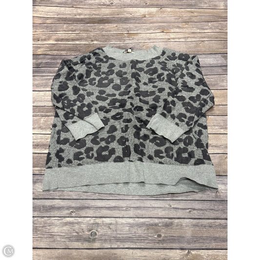 Sweater By Loft In Grey, Size: Xxl