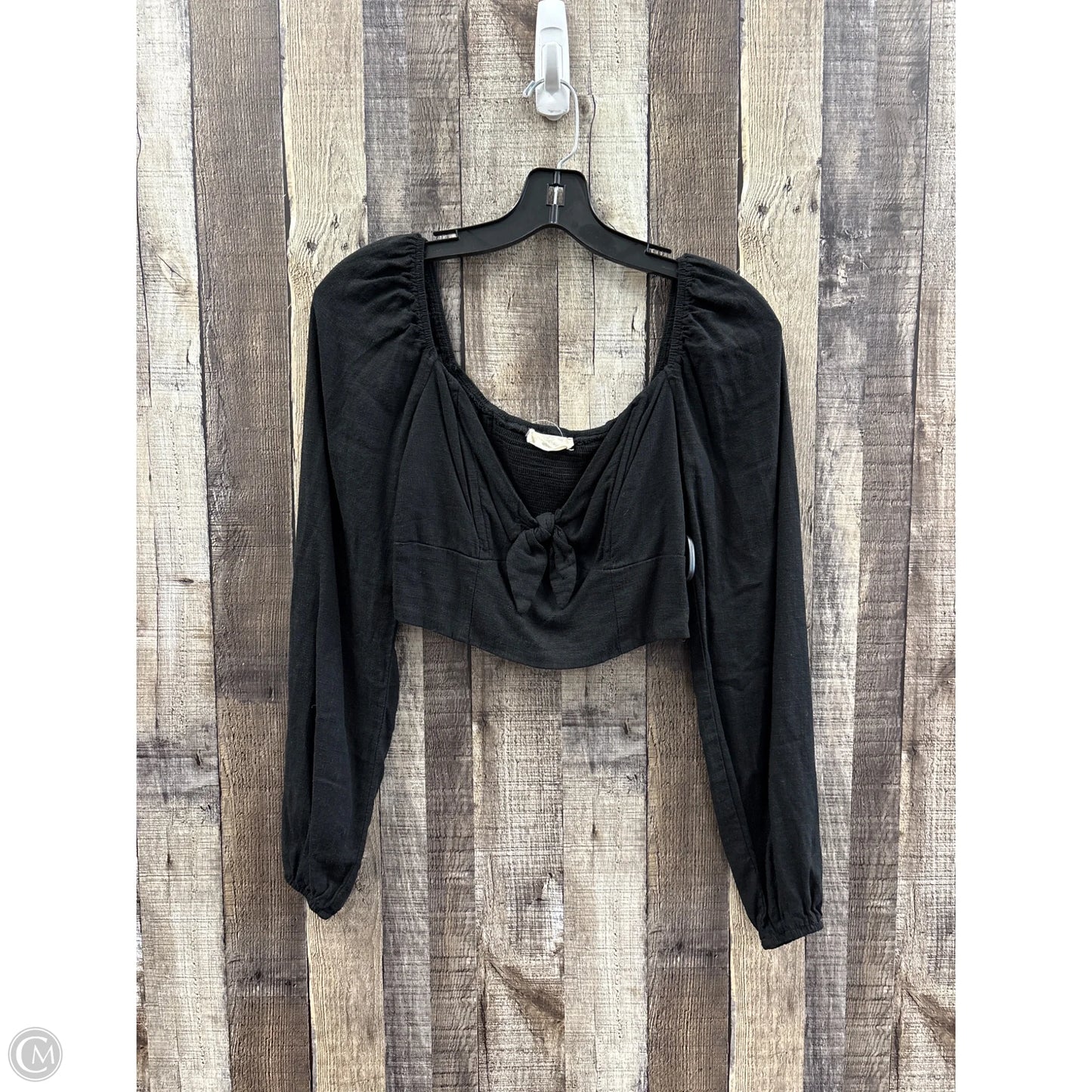 Top Long Sleeve By Altard State In Black, Size: S
