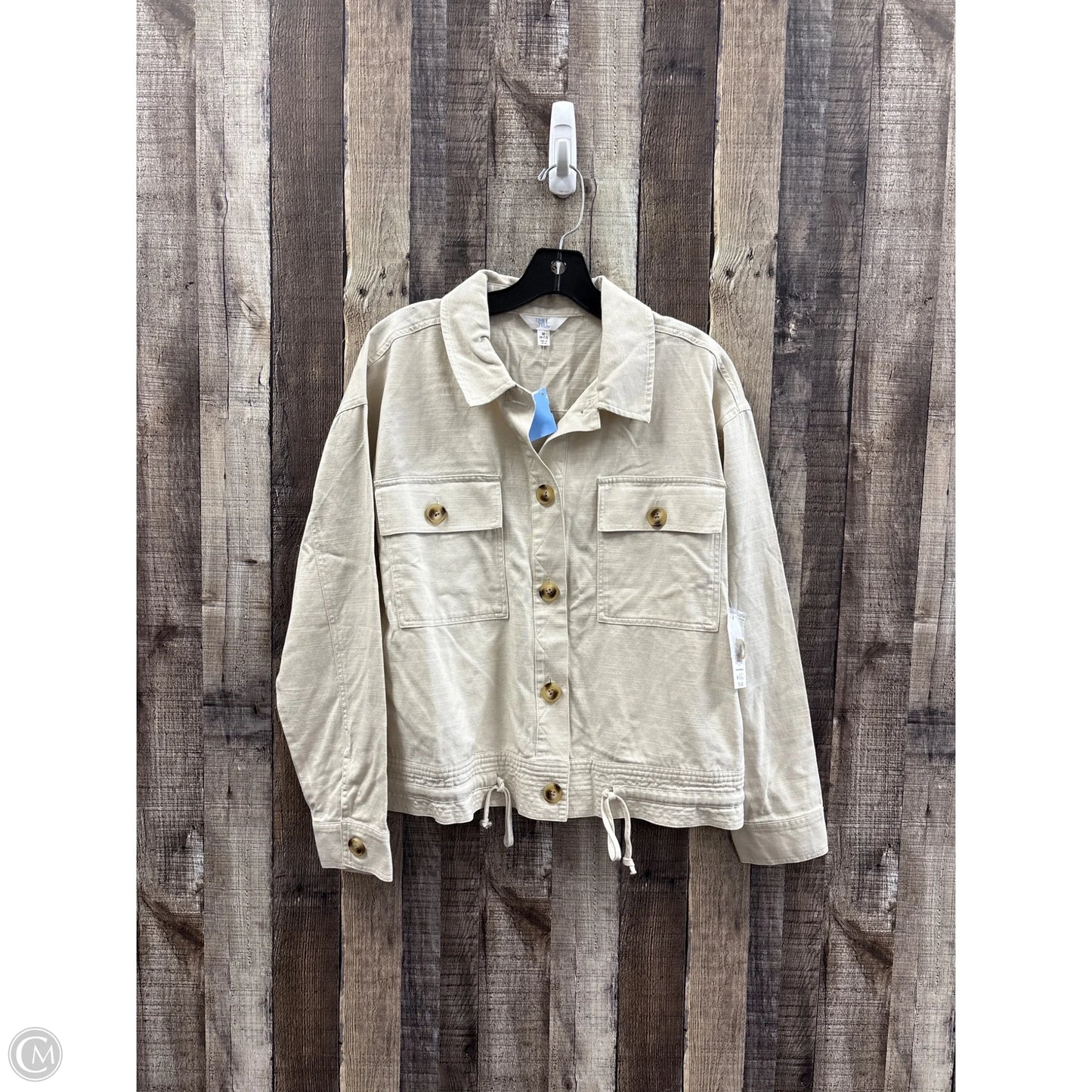 Jacket Other By Time And Tru In Tan, Size: M