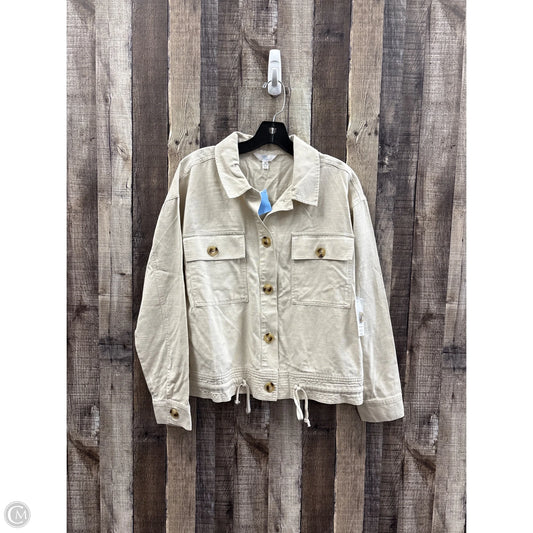 Jacket Other By Time And Tru In Tan, Size: M