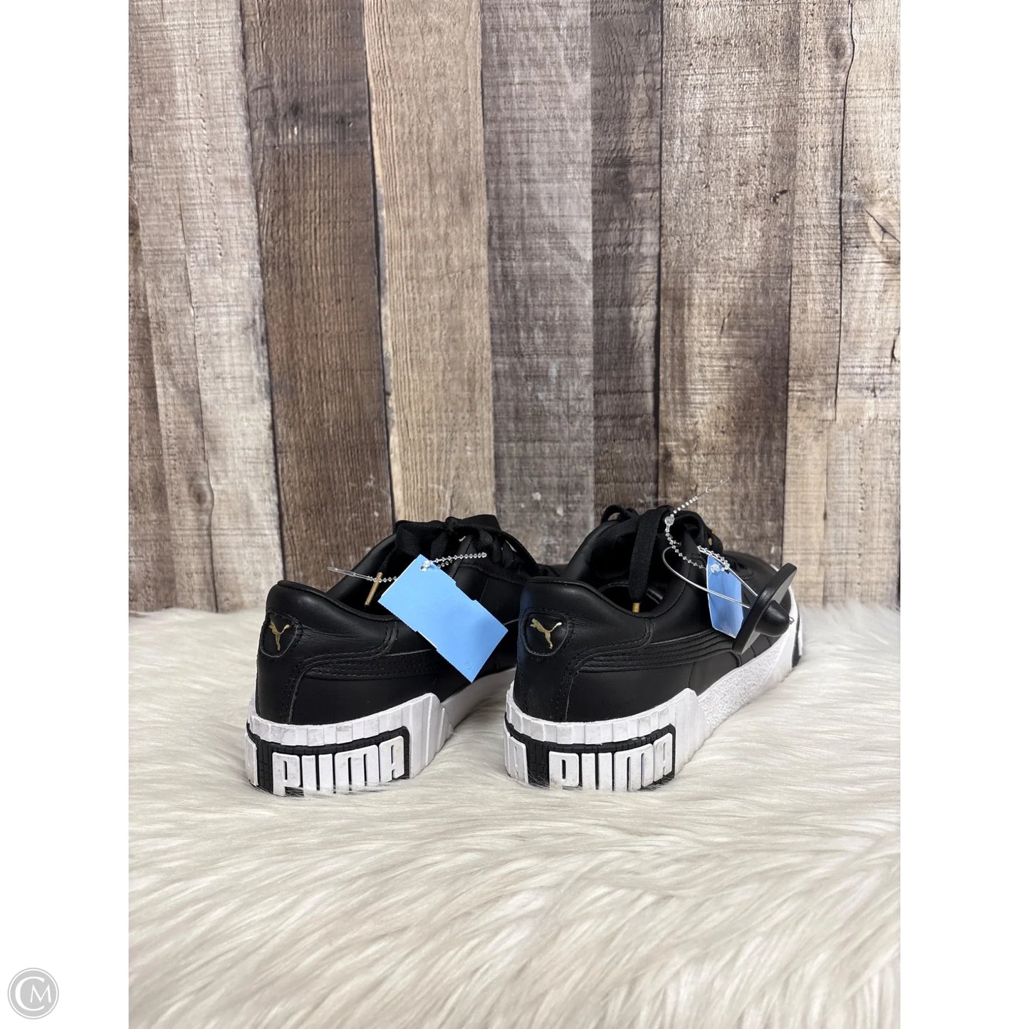 Shoes Athletic By Puma In Black & White, Size: 9