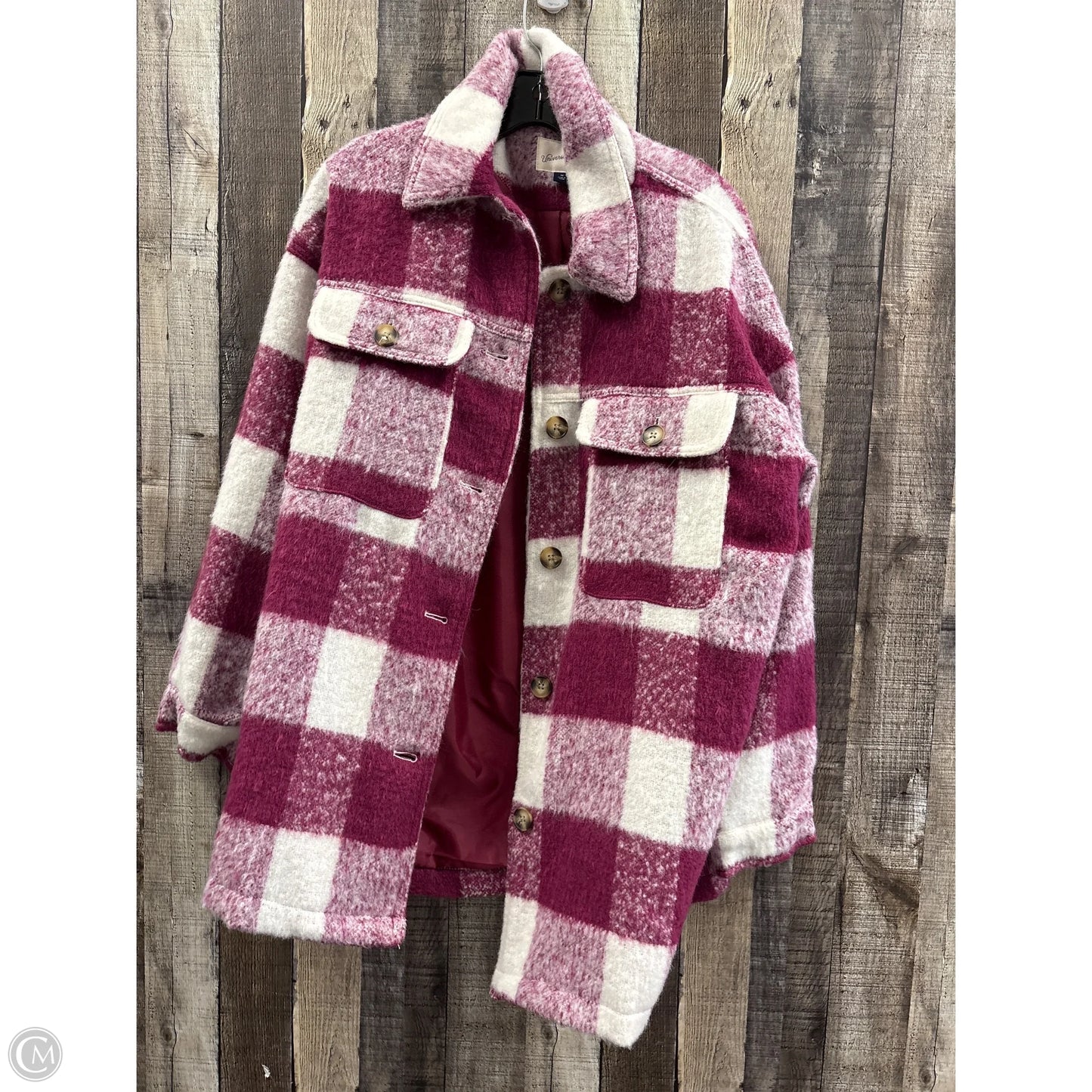 Jacket Other By Universal Thread In Pink, Size: M