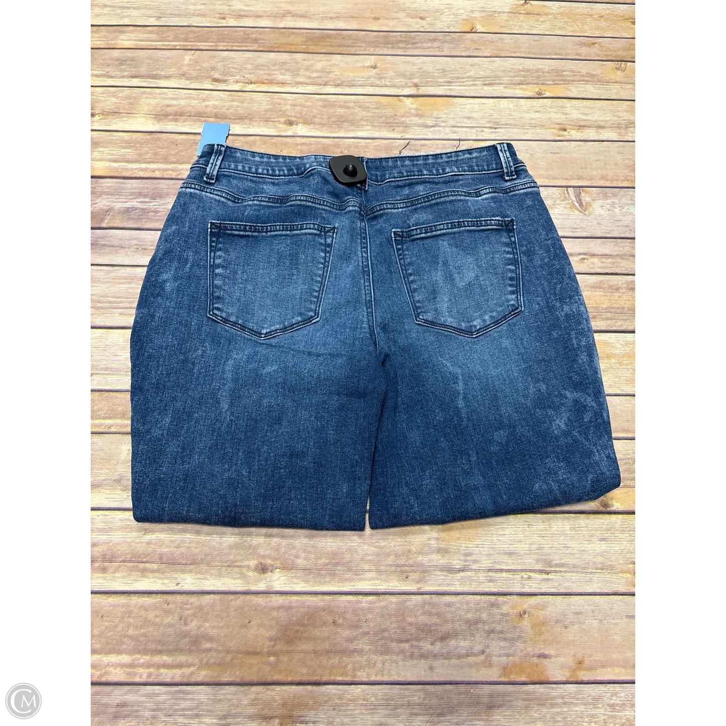 Jeans Straight By Maurices In Blue Denim, Size: L