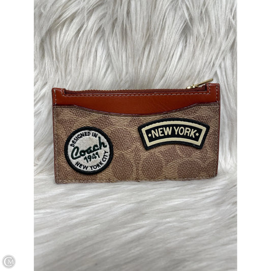 Wallet Designer By Coach, Size: Small