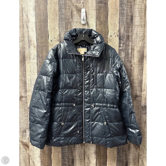 Coat Puffer & Quilted By Michael By Michael Kors In Navy, Size: L