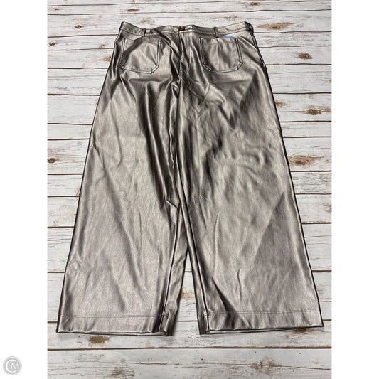 Pants Wide Leg By Cece In Tan, Size: Xl