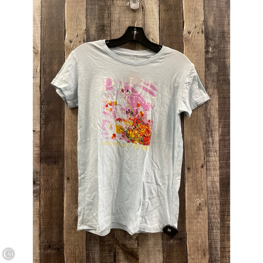 Top Short Sleeve By Cme In Blue, Size: Xl