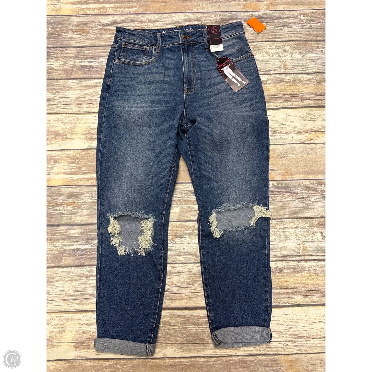 Jeans Straight By No Boundaries In Blue Denim, Size: M