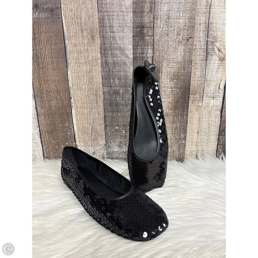 Shoes Flats By Vince In Black, Size: 8