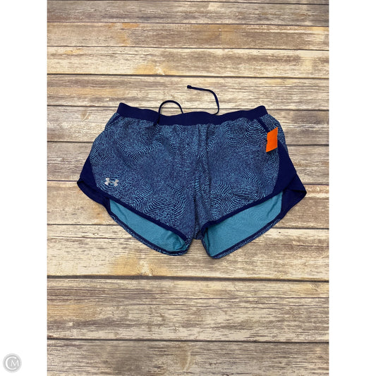 Athletic Shorts By Under Armour In Blue, Size: L