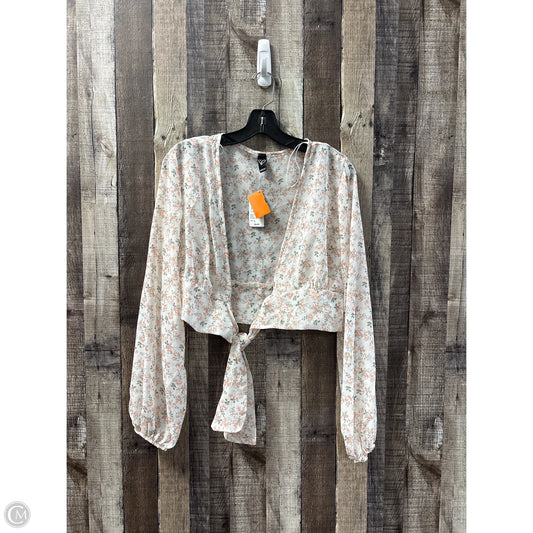 Cardigan By Windsor In Floral Print, Size: L