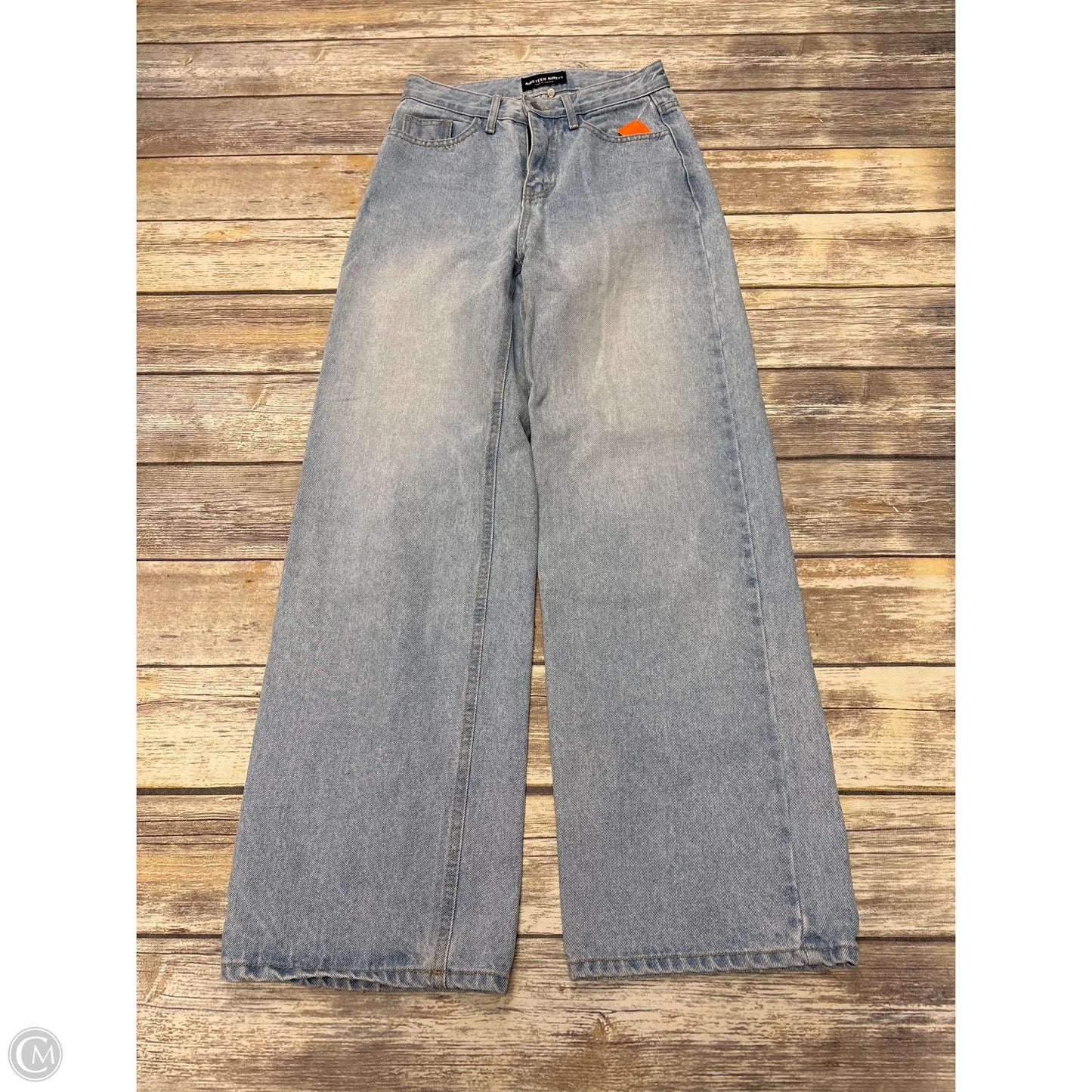 Jeans Straight By Cme In Blue Denim, Size: S