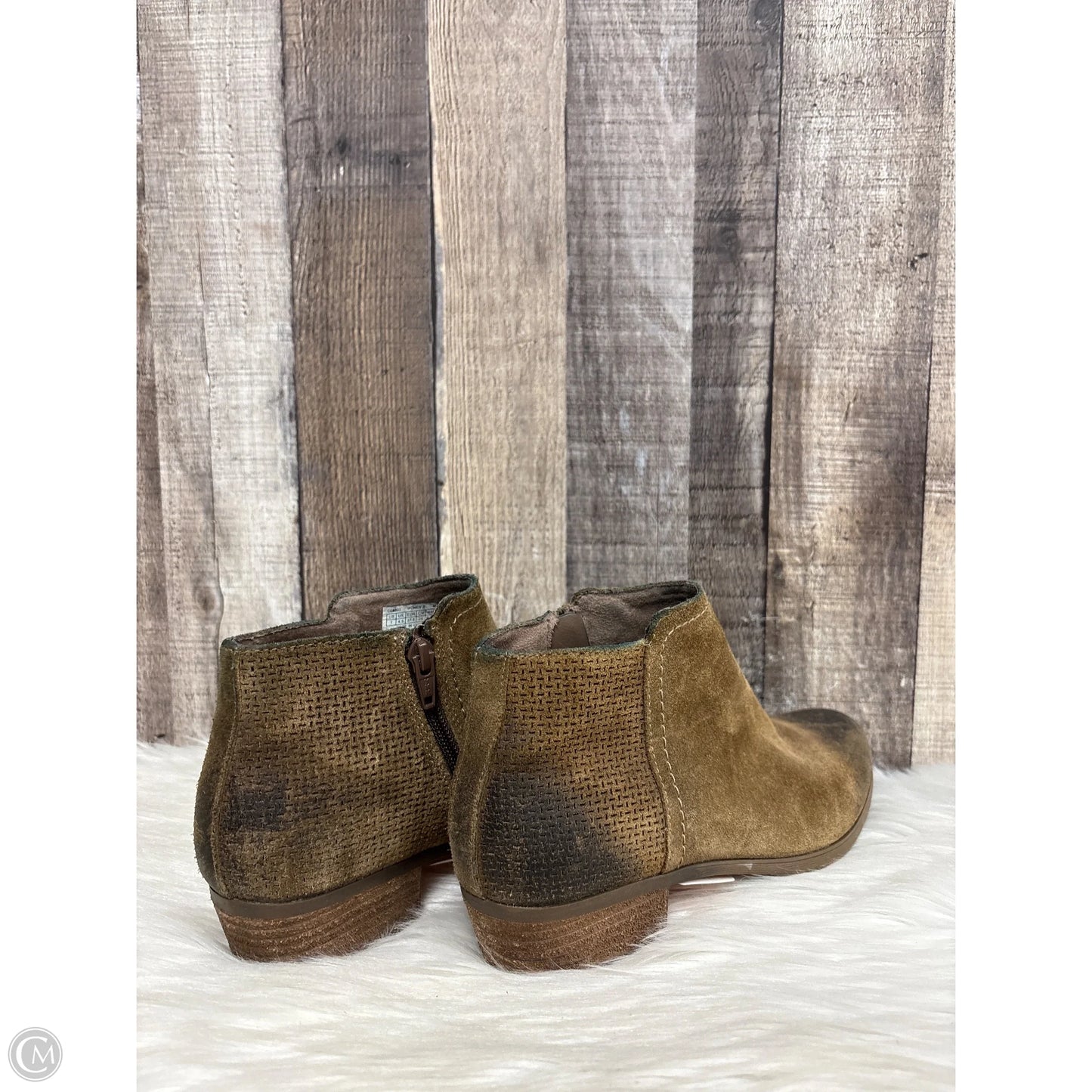 Boots Ankle Heels By Rockport In Tan, Size: 7