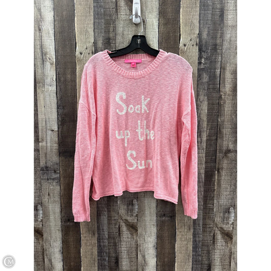 Sweater Designer By Lilly Pulitzer In Pink, Size: M