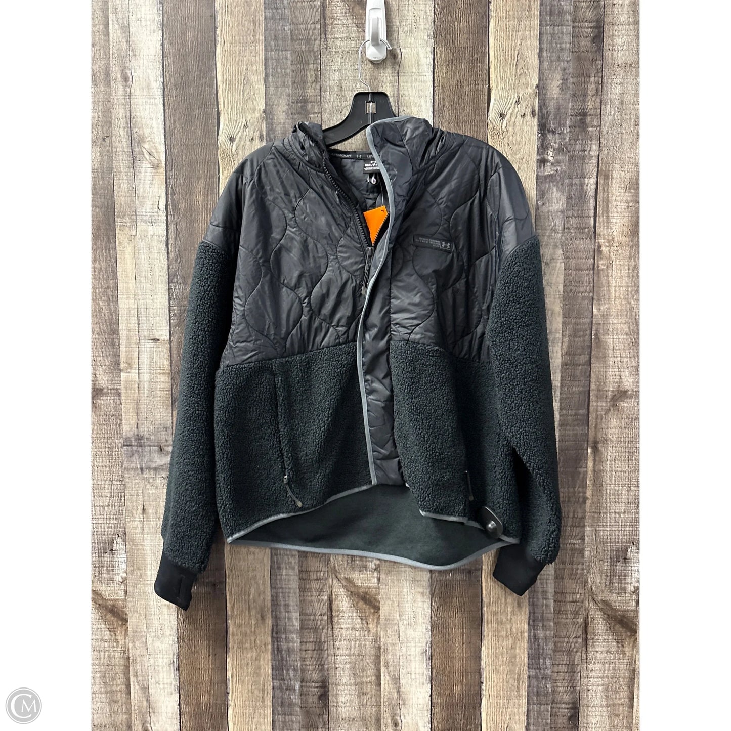 Jacket Fleece By Under Armour In Black, Size: S