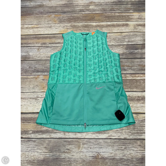 Vest Puffer & Quilted By Nike In Green, Size: Xs