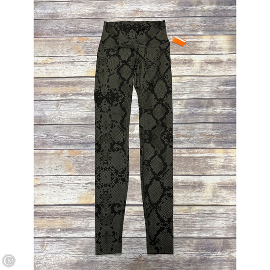 Athletic Leggings By Lululemon In Green, Size: 4