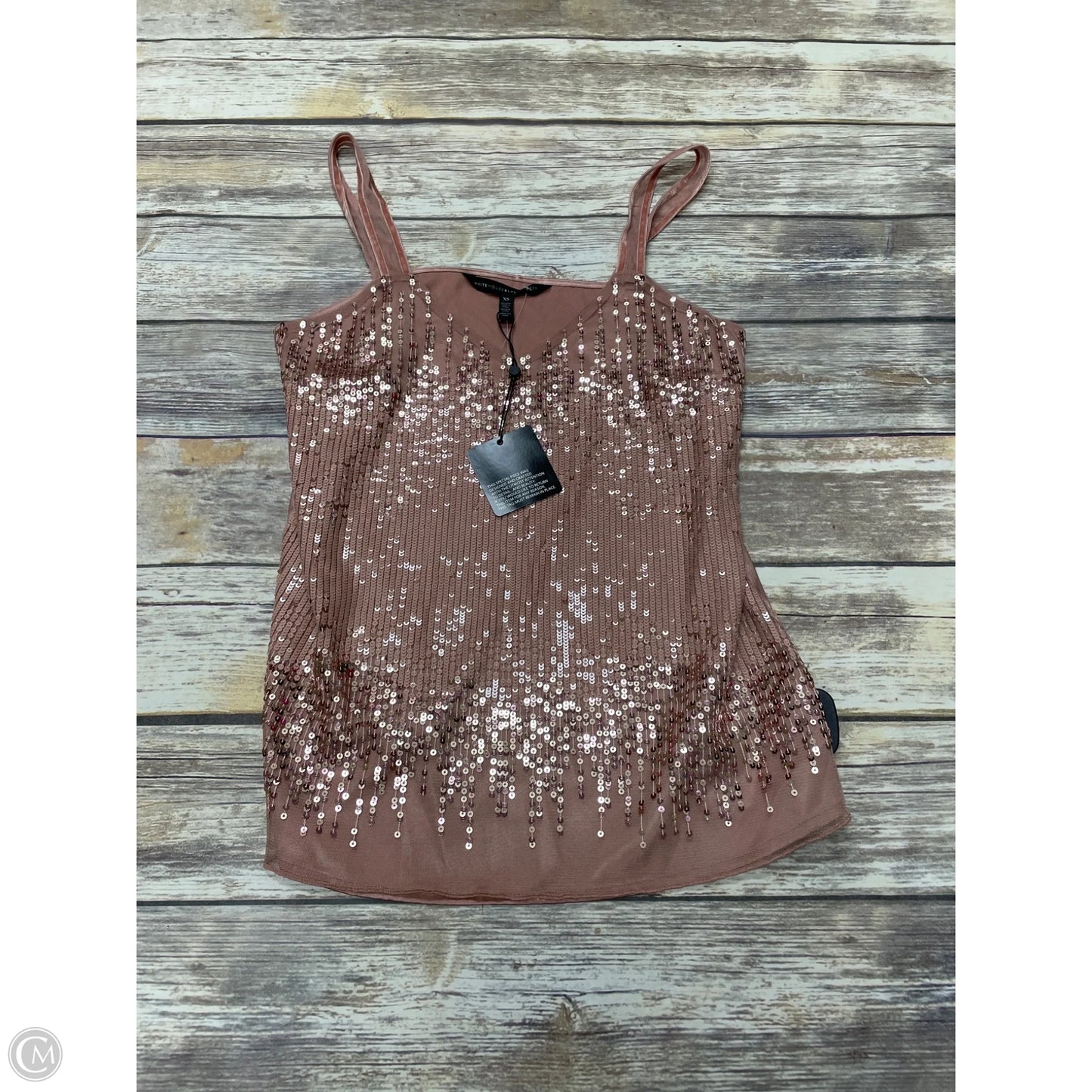 Top Sleeveless By White House Black Market In Peach, Size: Xs