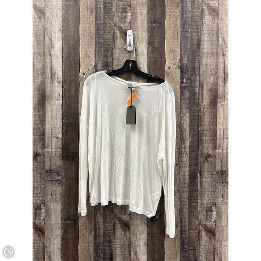 Top Long Sleeve Designer By All Saints In White, Size: M