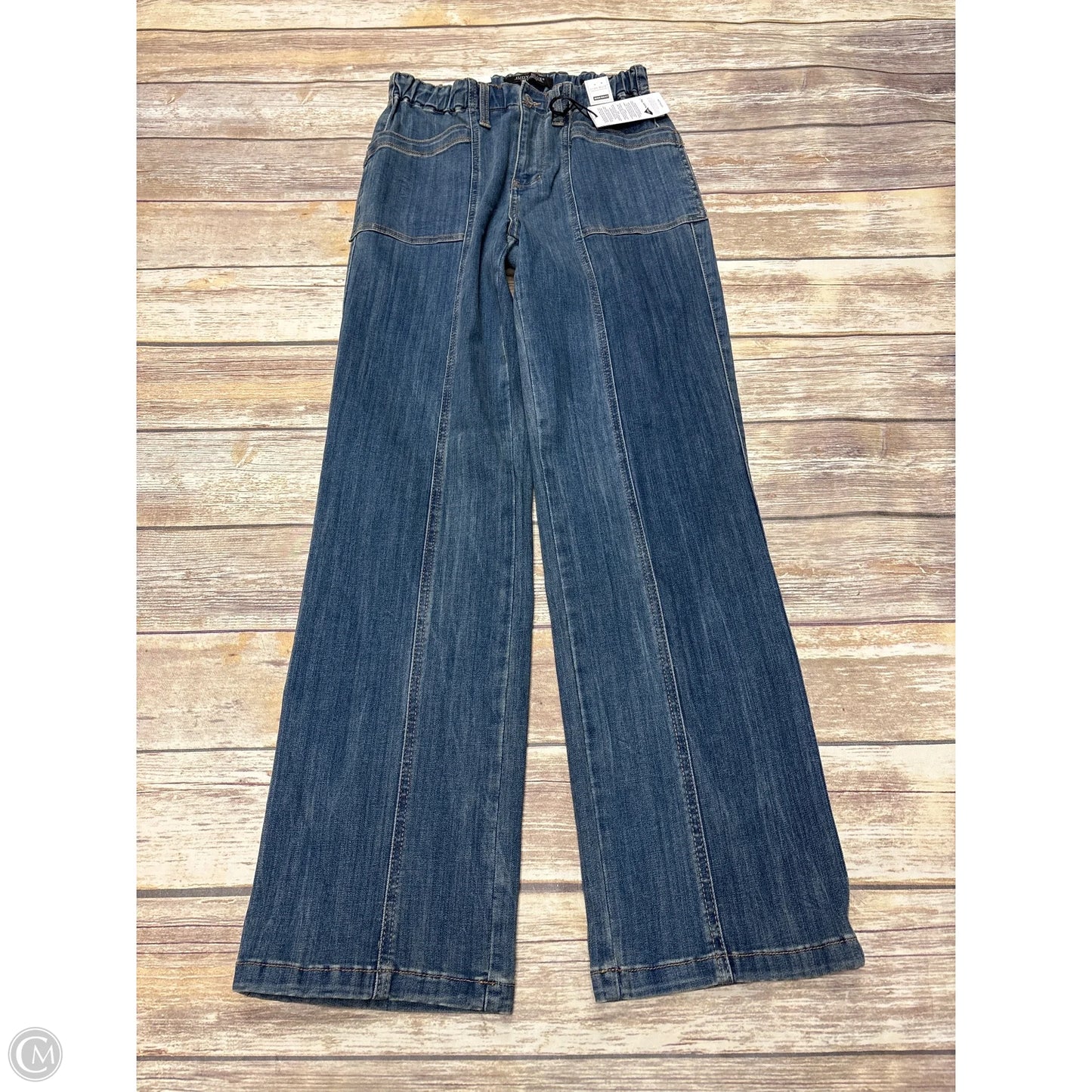 Jeans Straight By Judy Blue In Blue Denim, Size: 2