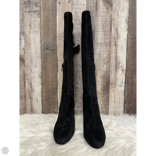 Boots Knee Heels By Nine West In Black, Size: 8