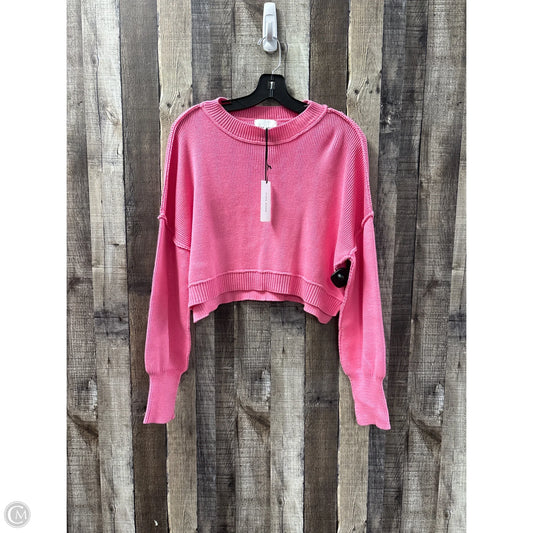 Sweater By Pink Rose In Pink, Size: M