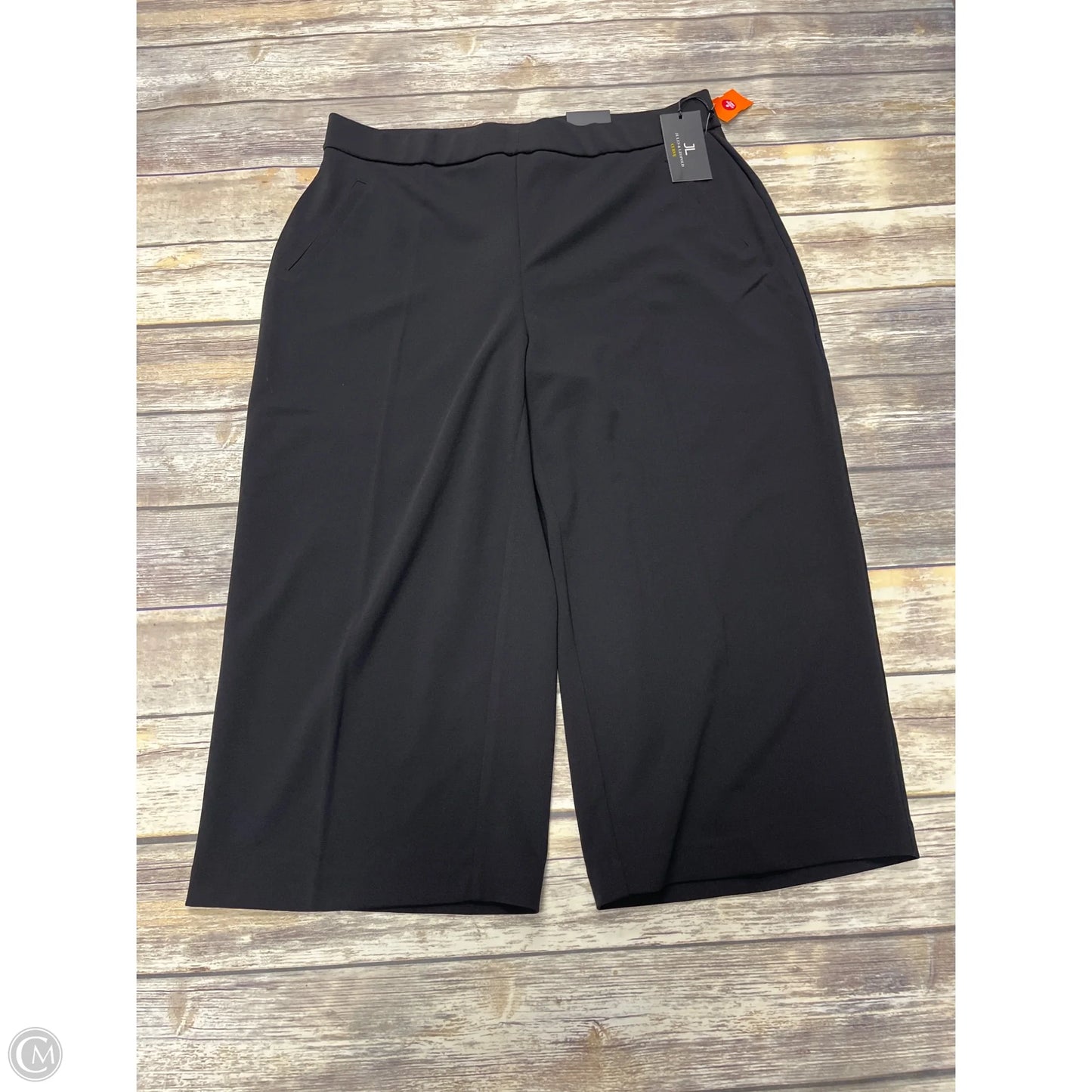 Pants Cropped By Jules & Leopold In Black, Size: 2x