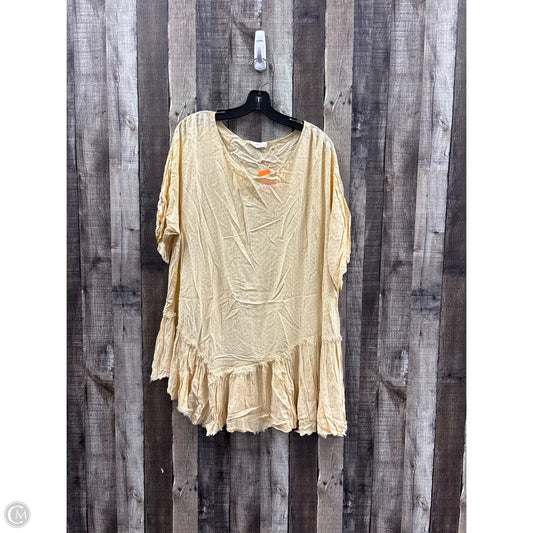Dress Casual Short By Easel In Gold, Size: 1x
