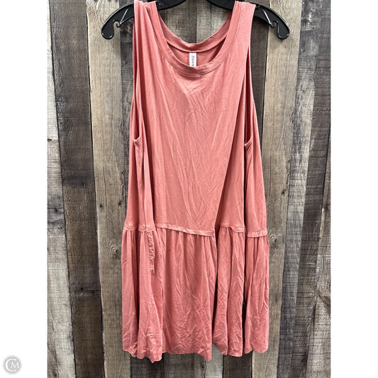 Top Sleeveless By Zenana In Orange, Size: 2x