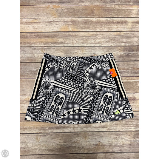 Skirt Mini & Short By Farm Rio In Black & Cream, Size: Xl