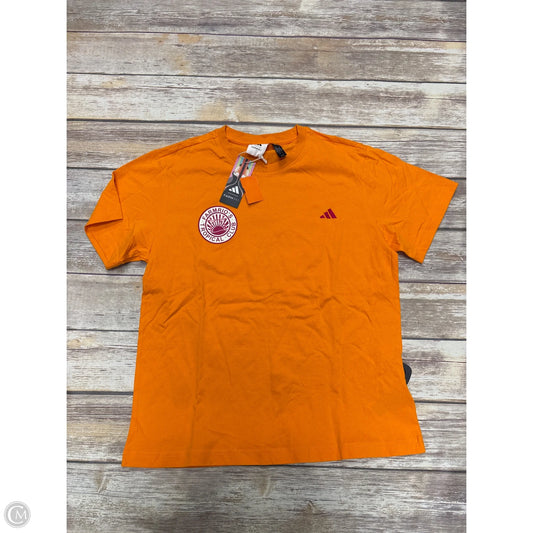 Top Short Sleeve By Farm Rio In Orange, Size: L