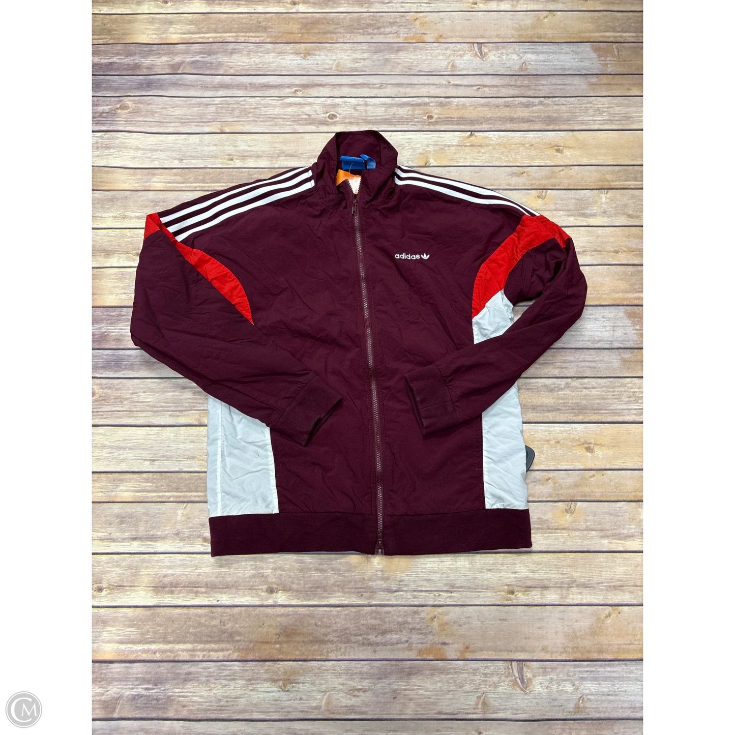 Athletic Pants 2pc By Adidas In Maroon, Size: M