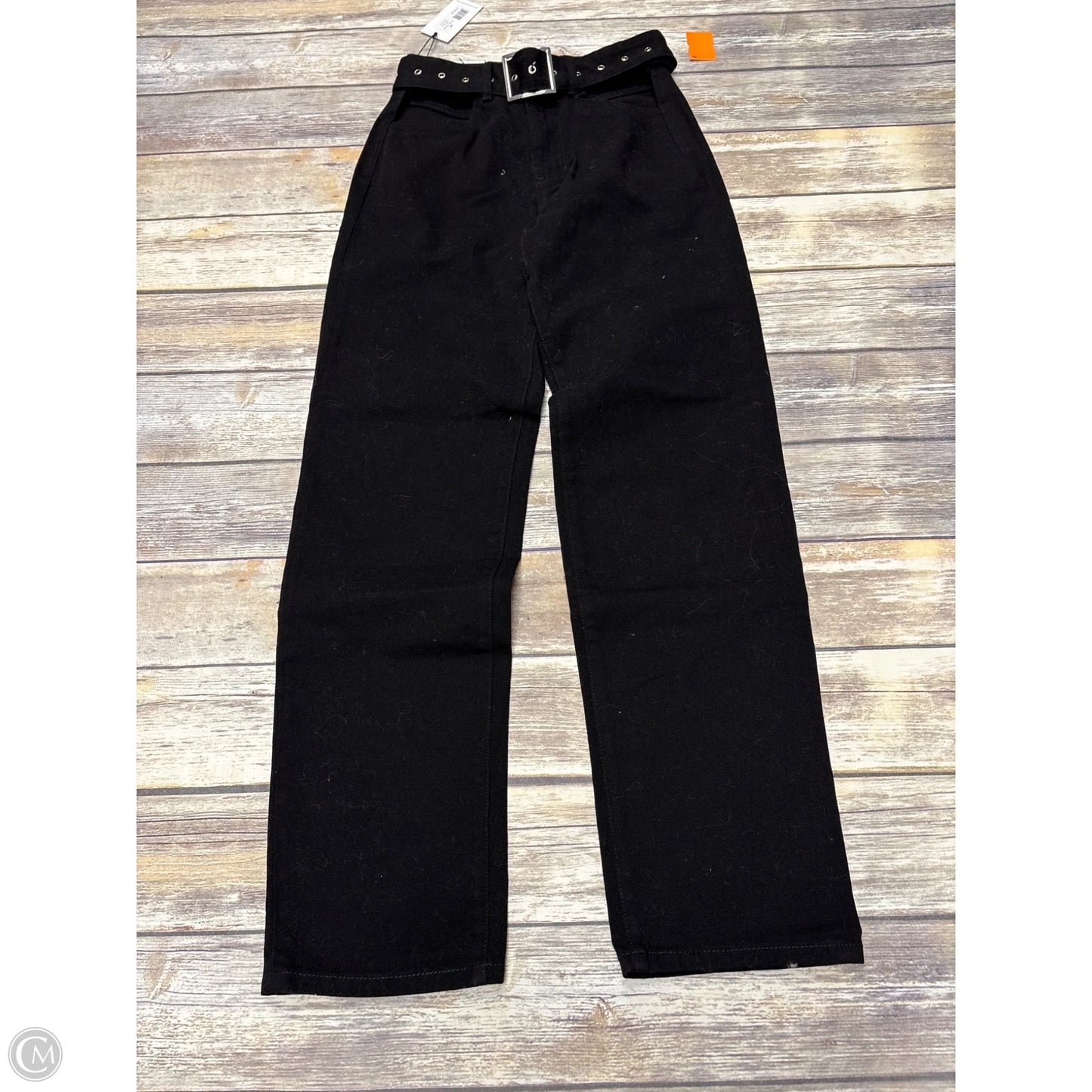Jeans Straight By Cmb In Black Denim, Size: 0