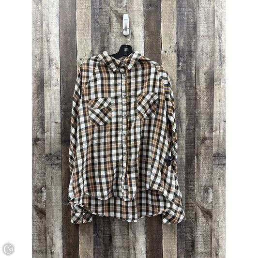 Top Long Sleeve By Bke In Multi-colored, Size: Xl