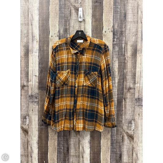 Top Long Sleeve By Maurices In Multi-colored, Size: Xxl