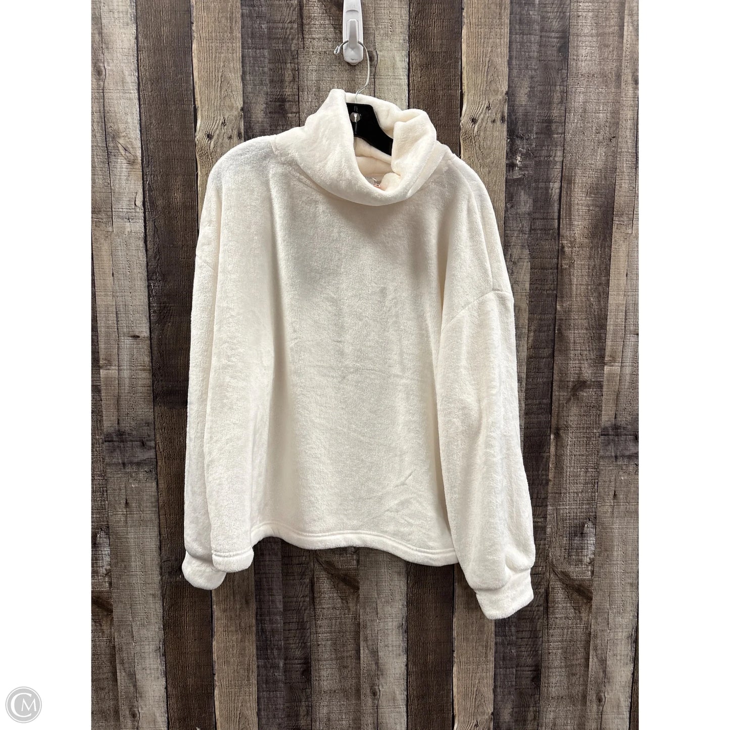 Top Long Sleeve By Time And Tru In Ivory, Size: Xl