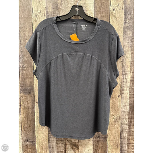 Athletic Top Short Sleeve By Old Navy In Black, Size: Xl