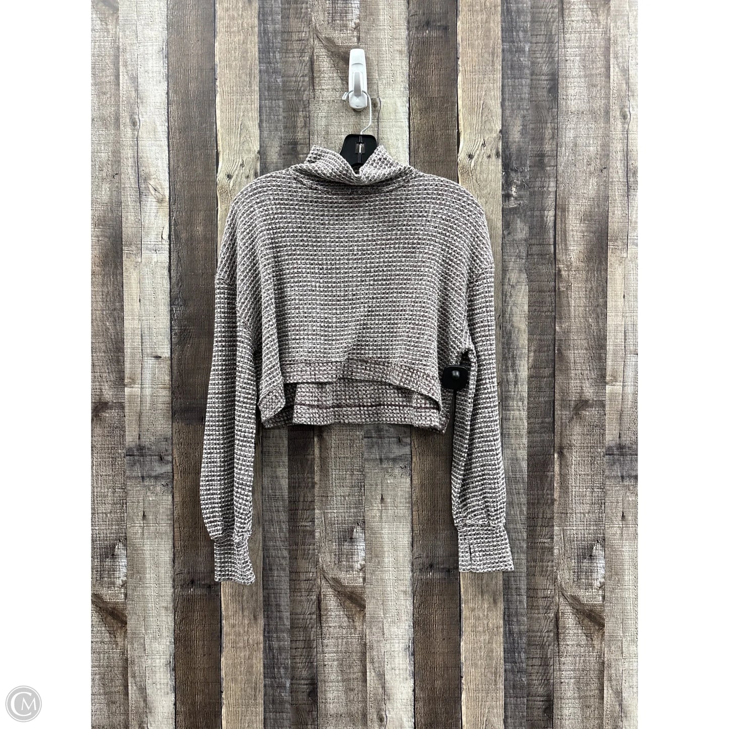 Top Long Sleeve By Free People In Brown, Size: S