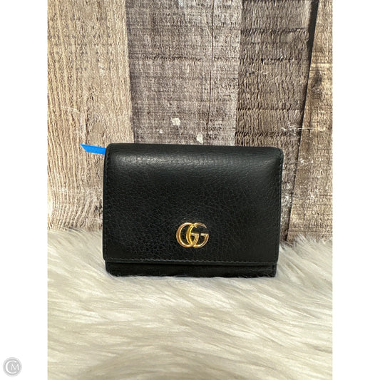Wallet Luxury Designer By Gucci, Size: Small