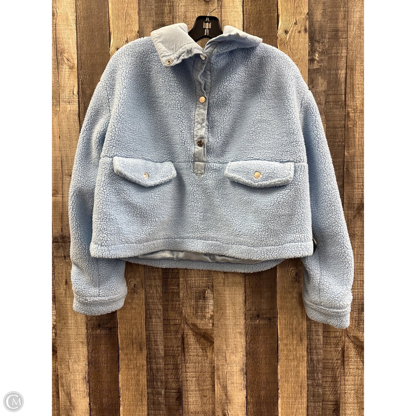 Jacket Fleece By Cme In Blue, Size: S