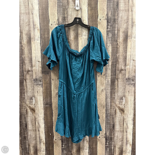 Romper By Torrid In Teal, Size: Xl