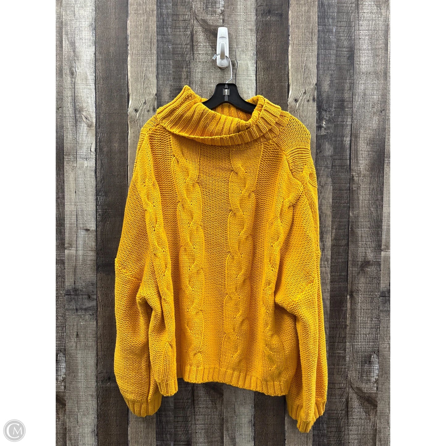 Sweater By Cmf In Gold, Size: 2x