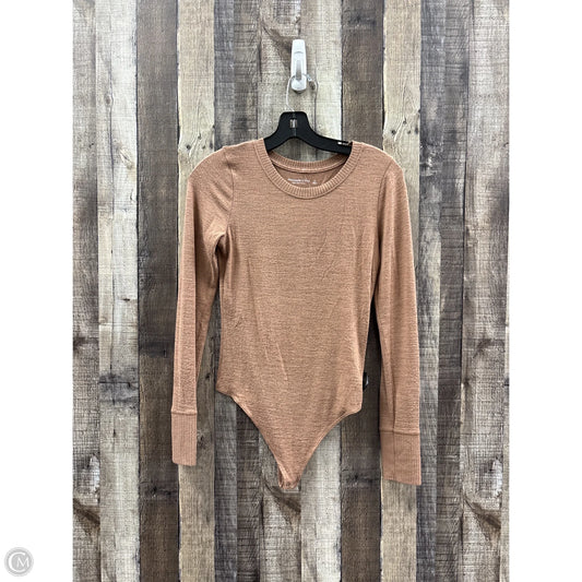 Bodysuit By Abercrombie And Fitch In Tan, Size: S
