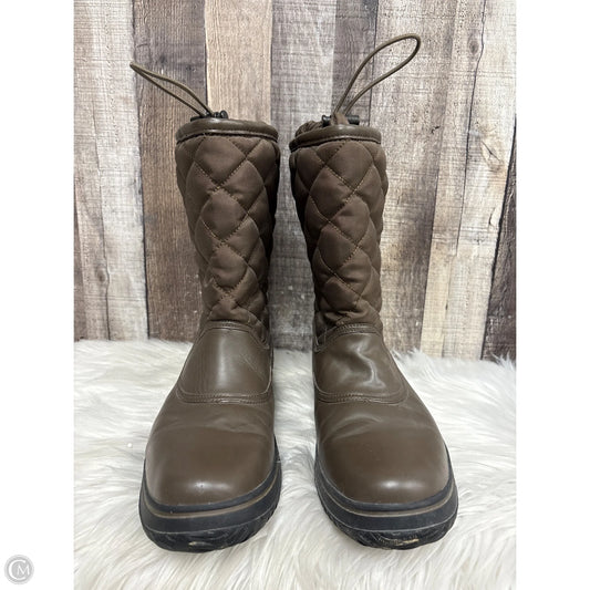 Boots Designer By Coach In Brown, Size: 11