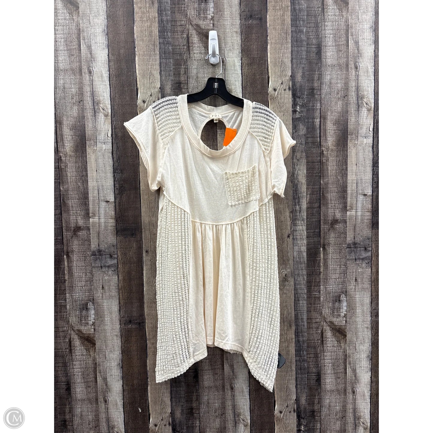Dress Casual Short By Pol In Ivory, Size: S
