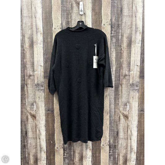 Dress Sweater By Clothes Mentor In Black, Size: S