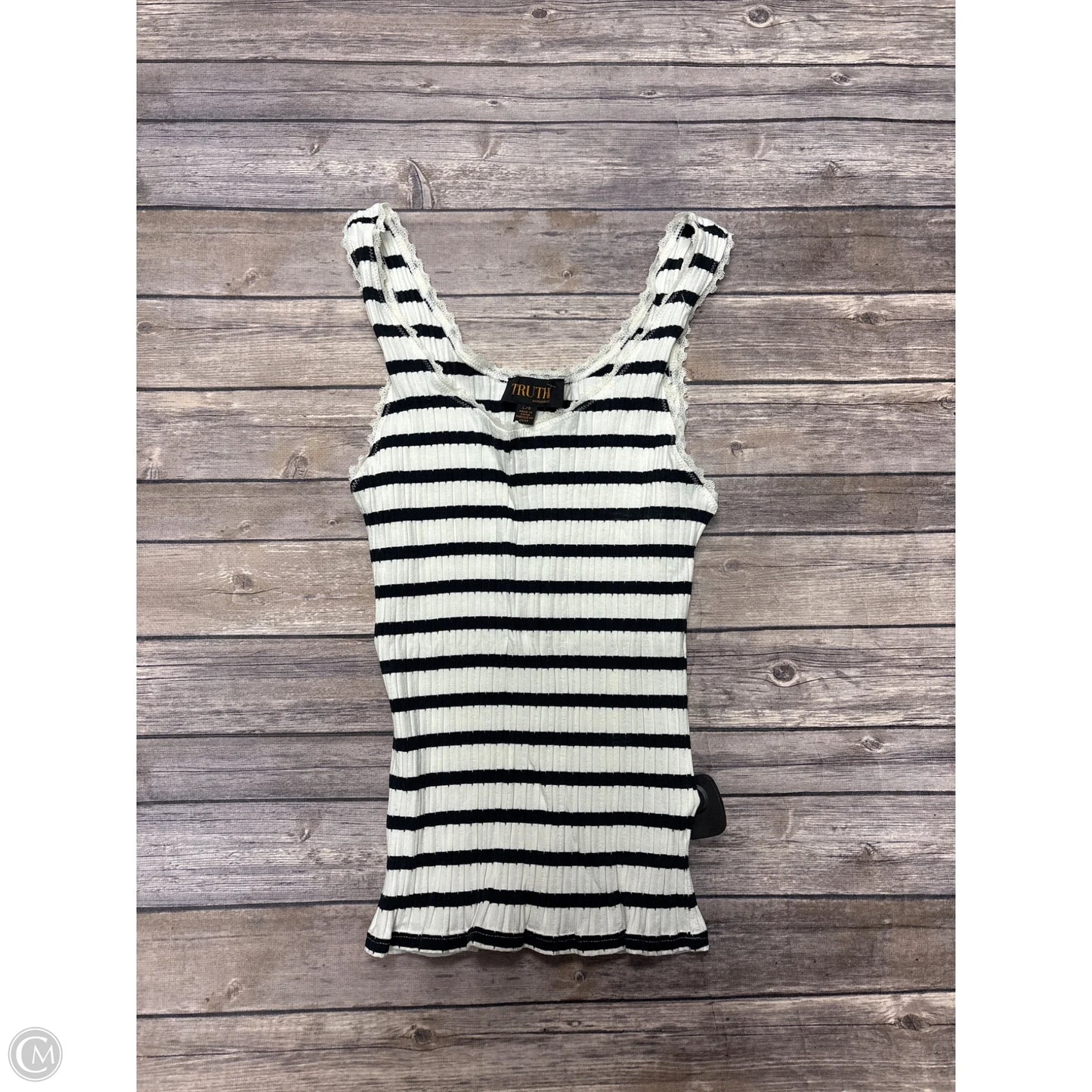 Tank Top By Truth In Striped Pattern, Size: L